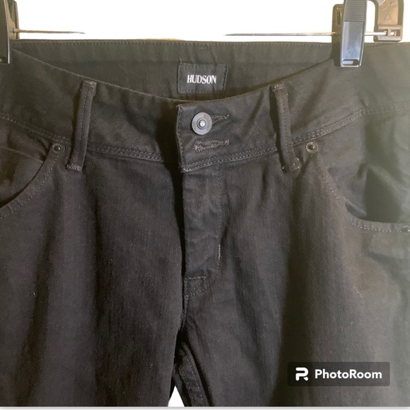 Collin flap Hudson skinny jeans in black, size 28 - Picture 2 of 8